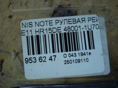 Рулевая рейка 48001-1U70A на Nissan Note E11 HR15DE Фото 5