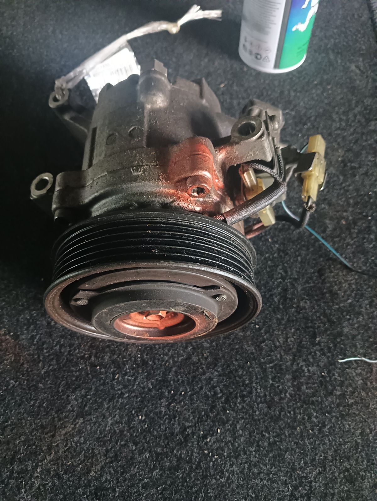 Компрессор кондиционера 447280-3150 на Toyota Passo KGC10 1KR-FE Фото 4