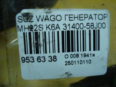 Генератор 31400-58J00 на Suzuki Wagon R MH22S K6A Фото 4