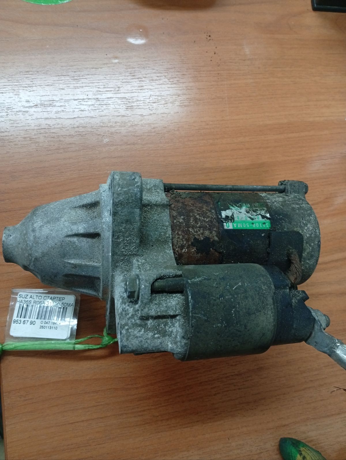 Стартер 31100-50MA0 на Suzuki Alto HA36S R06A Фото 4