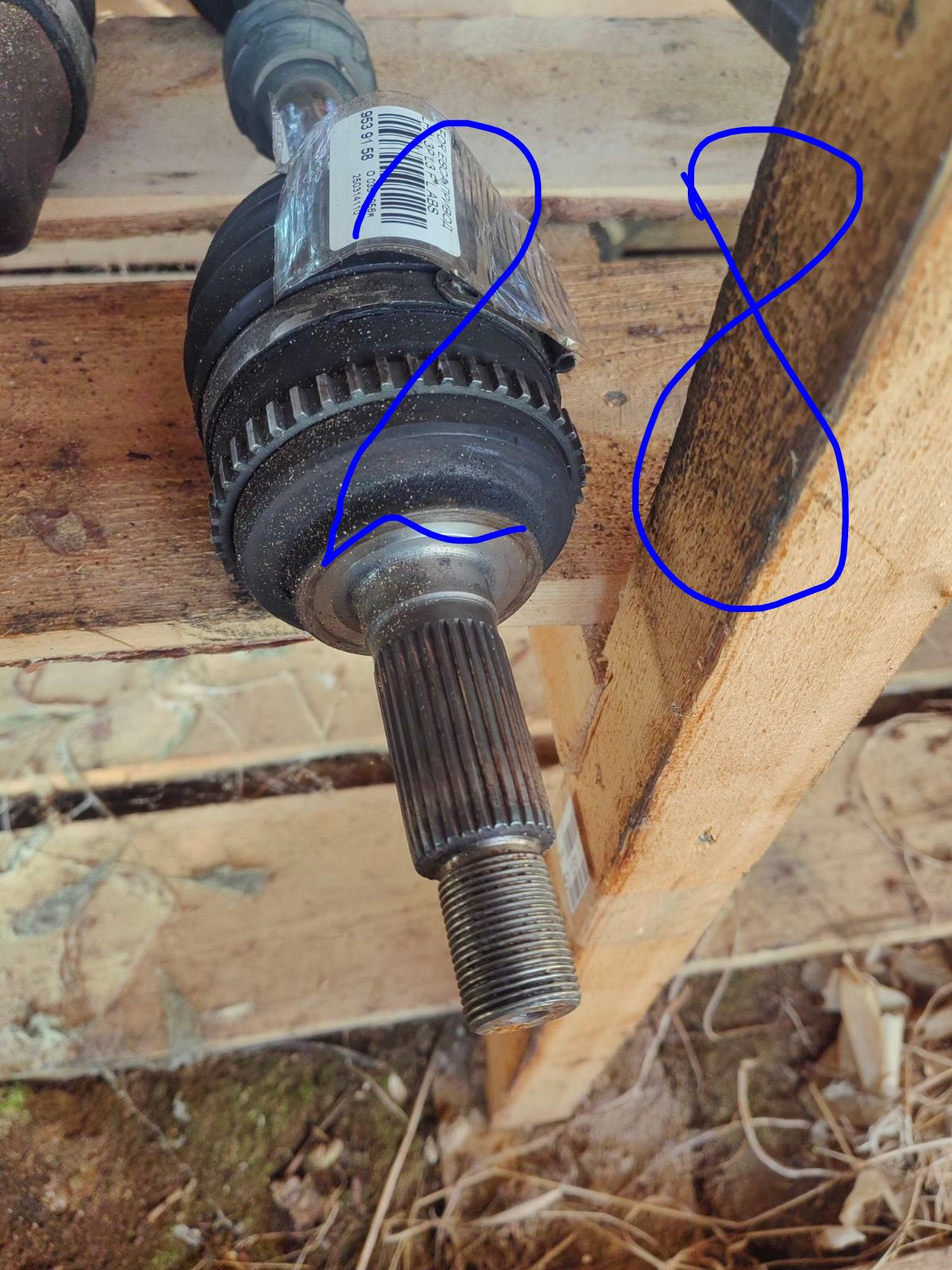 Привод на Ford Escape LFAL3P L3 Фото 6