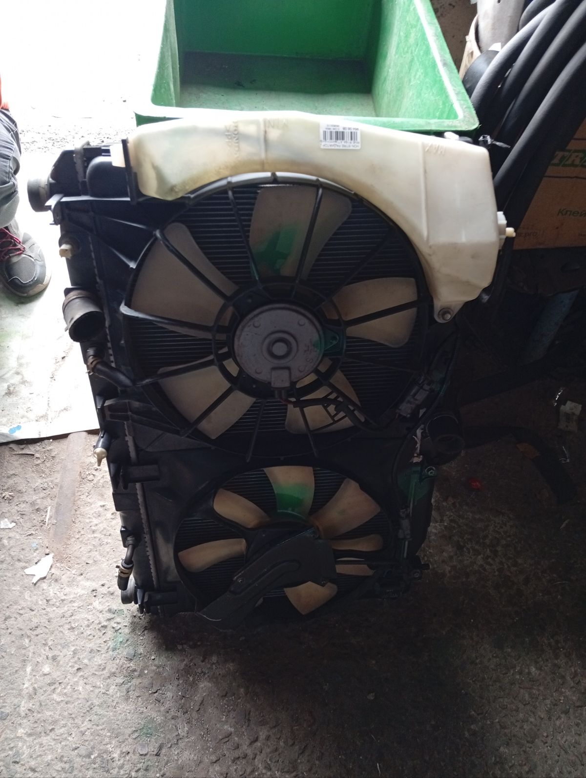 Радиатор ДВС 19010-RWK-J01, FX-036-7178, FX-036-7178A, TD-036-7178, TD-036-7178A на Honda Stream RN6 R18A Фото 8
