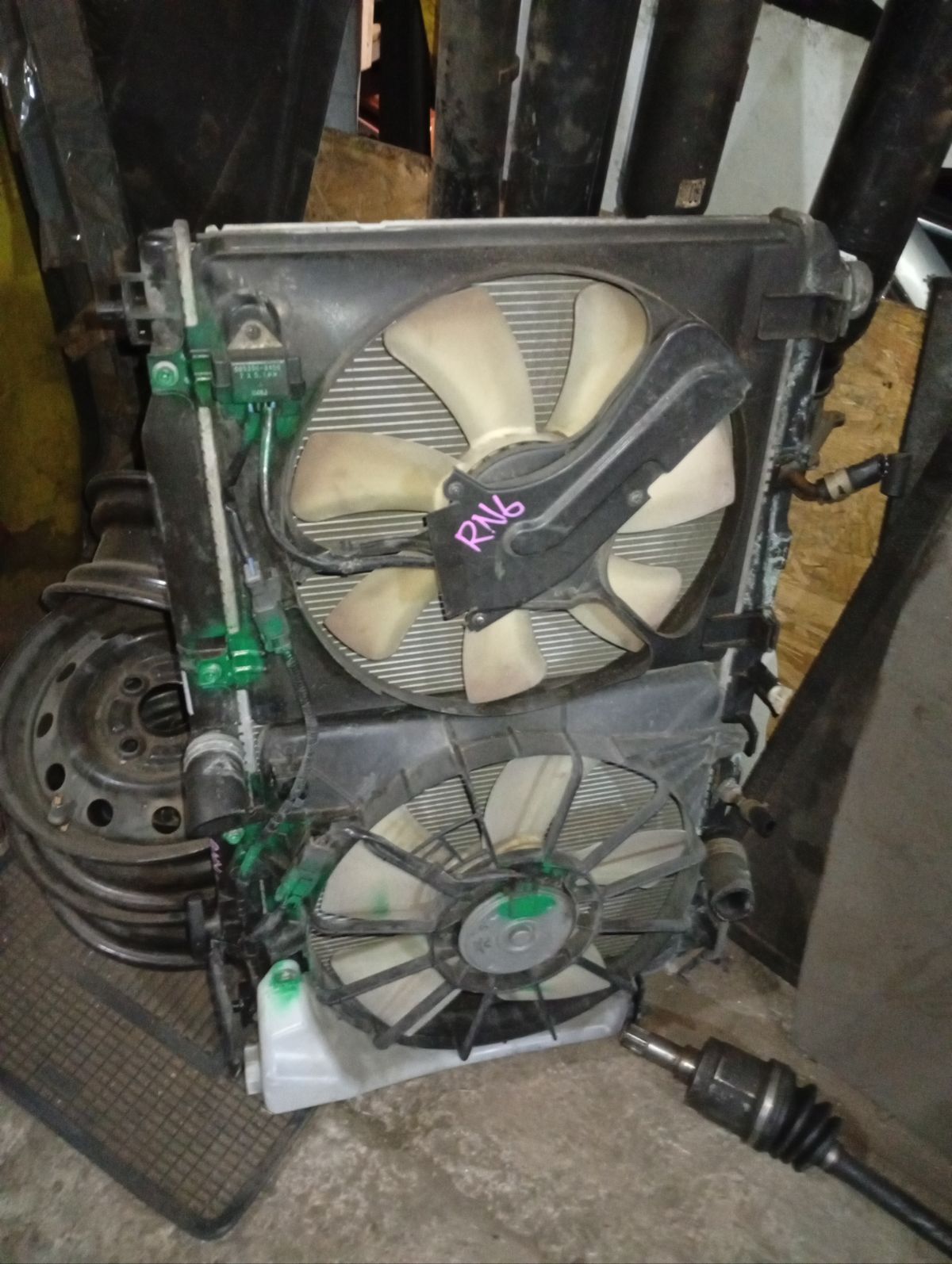 Радиатор ДВС 19010-RWK-J01, FX-036-7178, FX-036-7178A, TD-036-7178, TD-036-7178A на Honda Stream RN6 R18A Фото 6