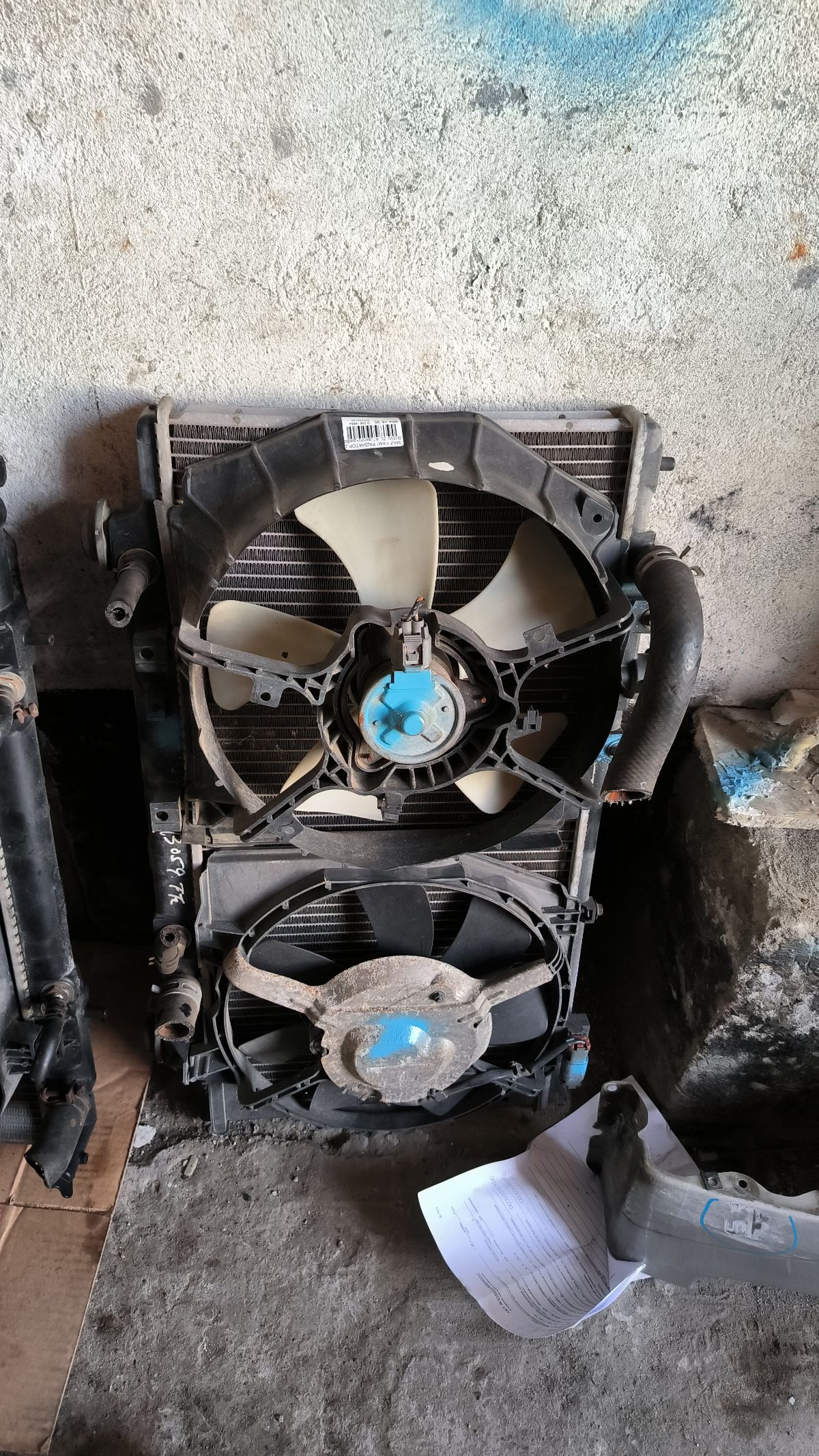 Радиатор ДВС на Mazda Familia S-Wagon BJ5W ZL Фото 4