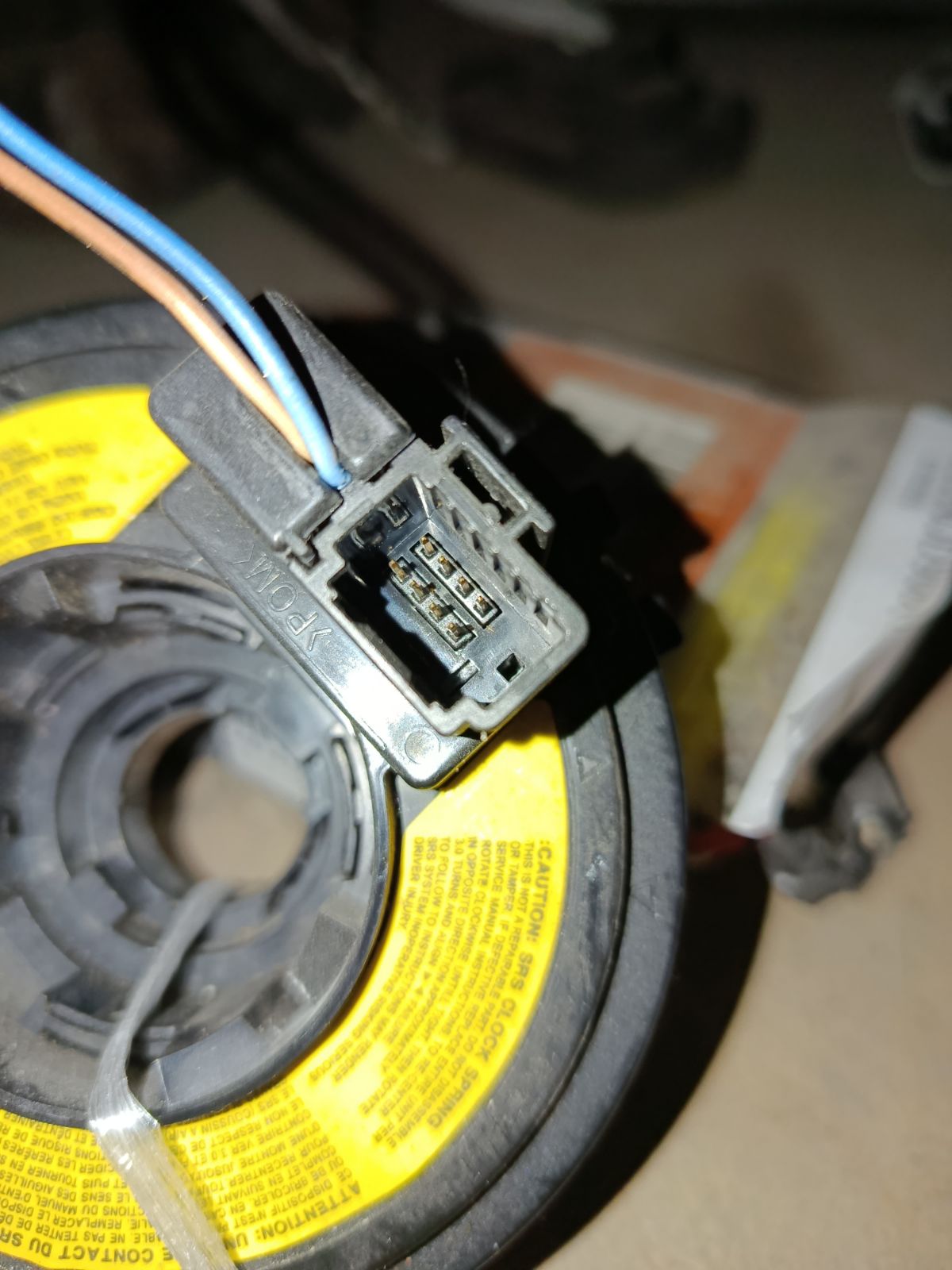 Шлейф-лента air bag RFHDC11TPAS000461 на Hyundai I30 Cw FD Фото 3