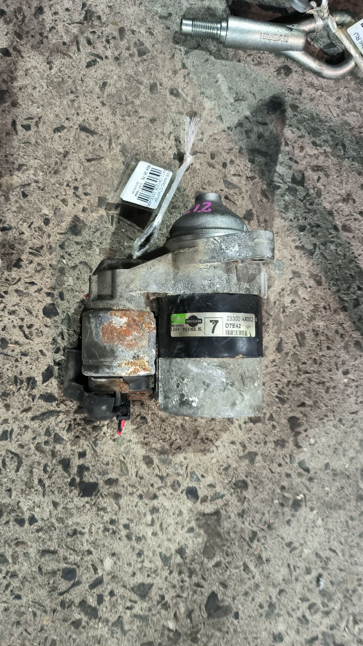 Стартер 23300-AX002 на Nissan March AK12 CR12DE Фото 4