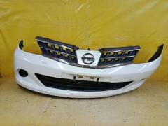 Бампер на Nissan Tiida C11 62022-ED025  62022ED025  62022ED540  62022EM00J  DS04213BA  DS04232BA  DS04232BB  DT20100000000  DT20200001000  GD6930  HQ62022EM00J  NS01001DB  NSL10507507  STDTW5000A0  U0505084  UNTEM622294, Переднее расположение