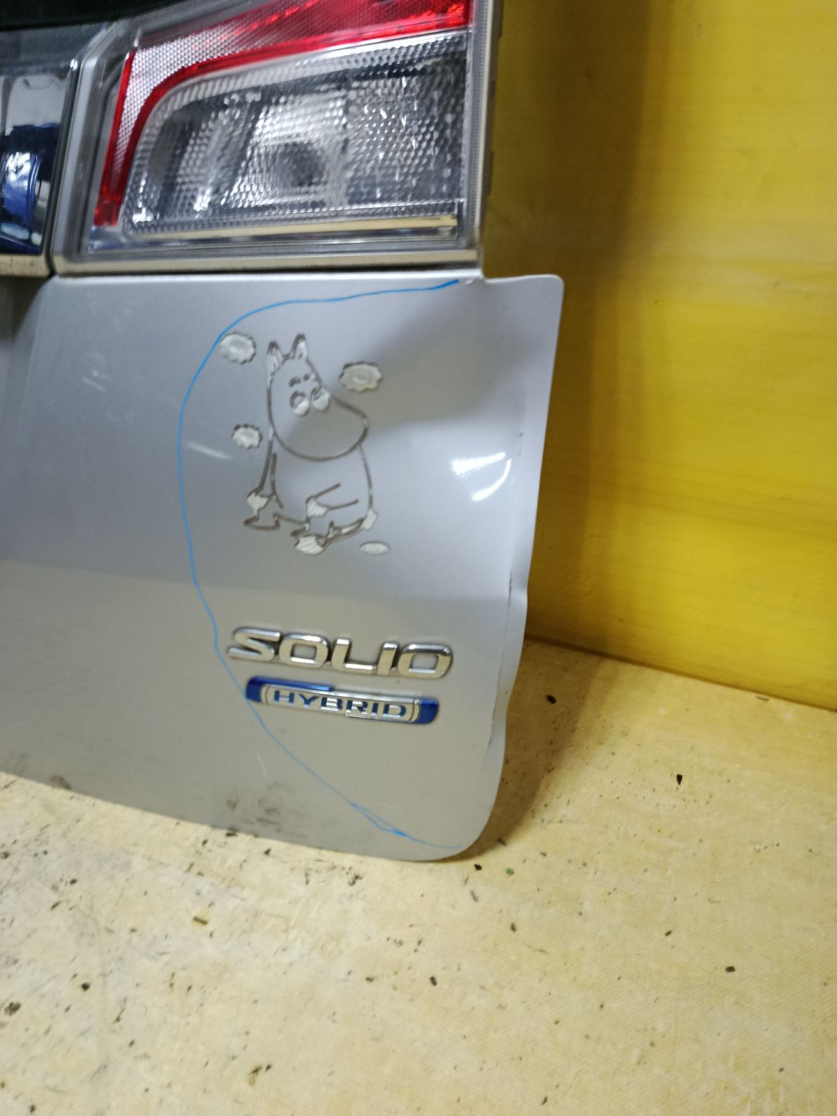 Дверь задняя D180 D180 на Suzuki Solio MA36S Фото 5