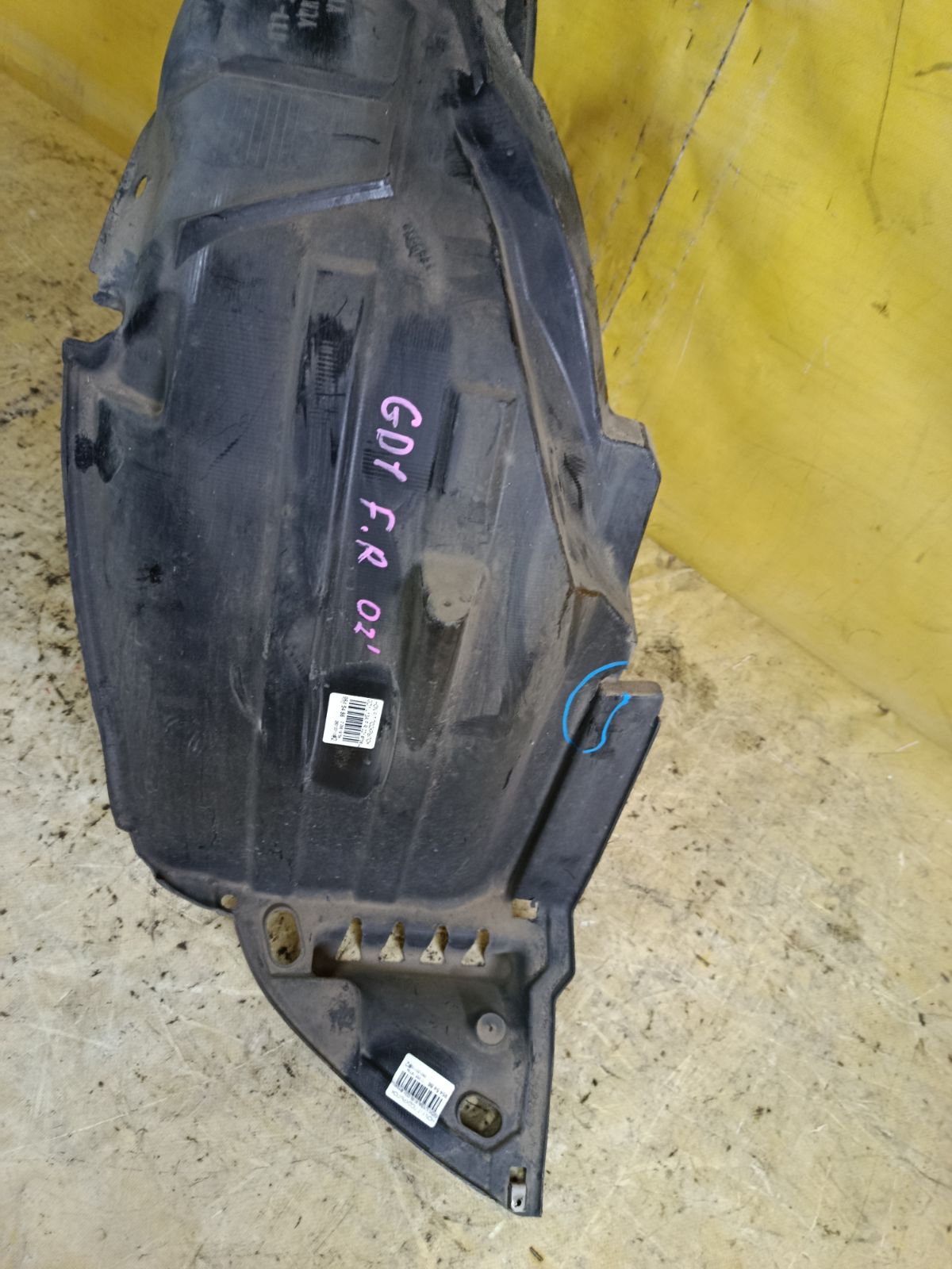 Подкрылок на Honda Fit GD1 L13A Фото 2