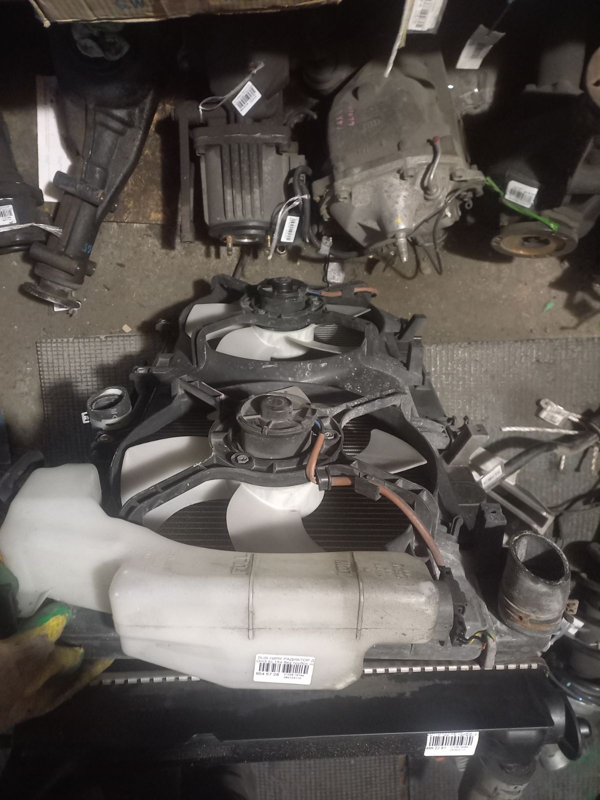 Радиатор ДВС на Subaru Impreza Wagon GH3 EL154 Фото 6