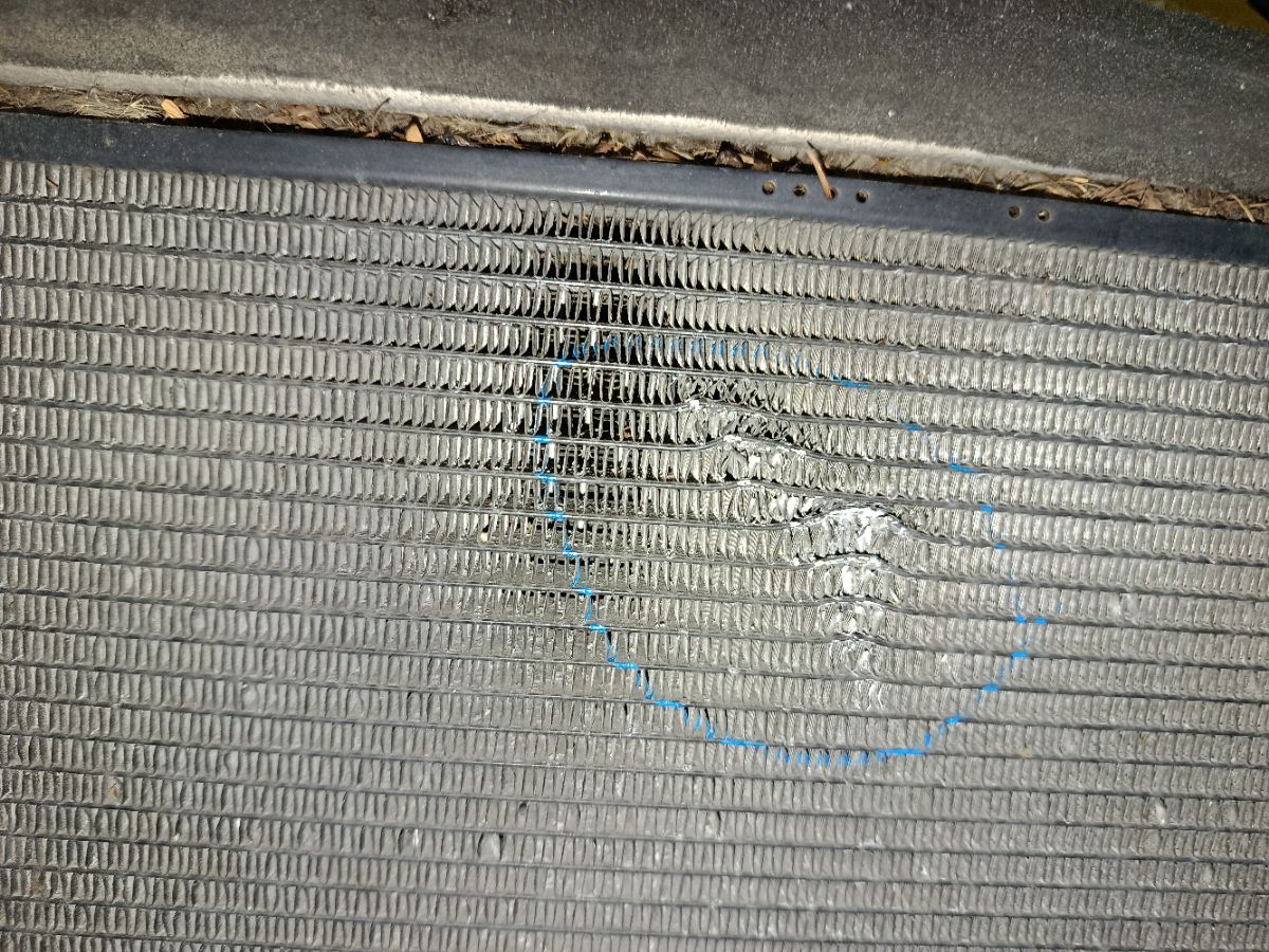 Радиатор ДВС на Toyota Crown Majesta UZS207 3UZ-FE Фото 2