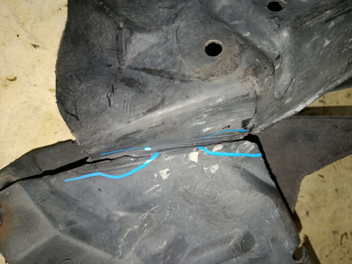 Защита двигателя 75894-4M420, 75893-4M420 на Nissan Wingroad WFY11 QG15DE Фото 4