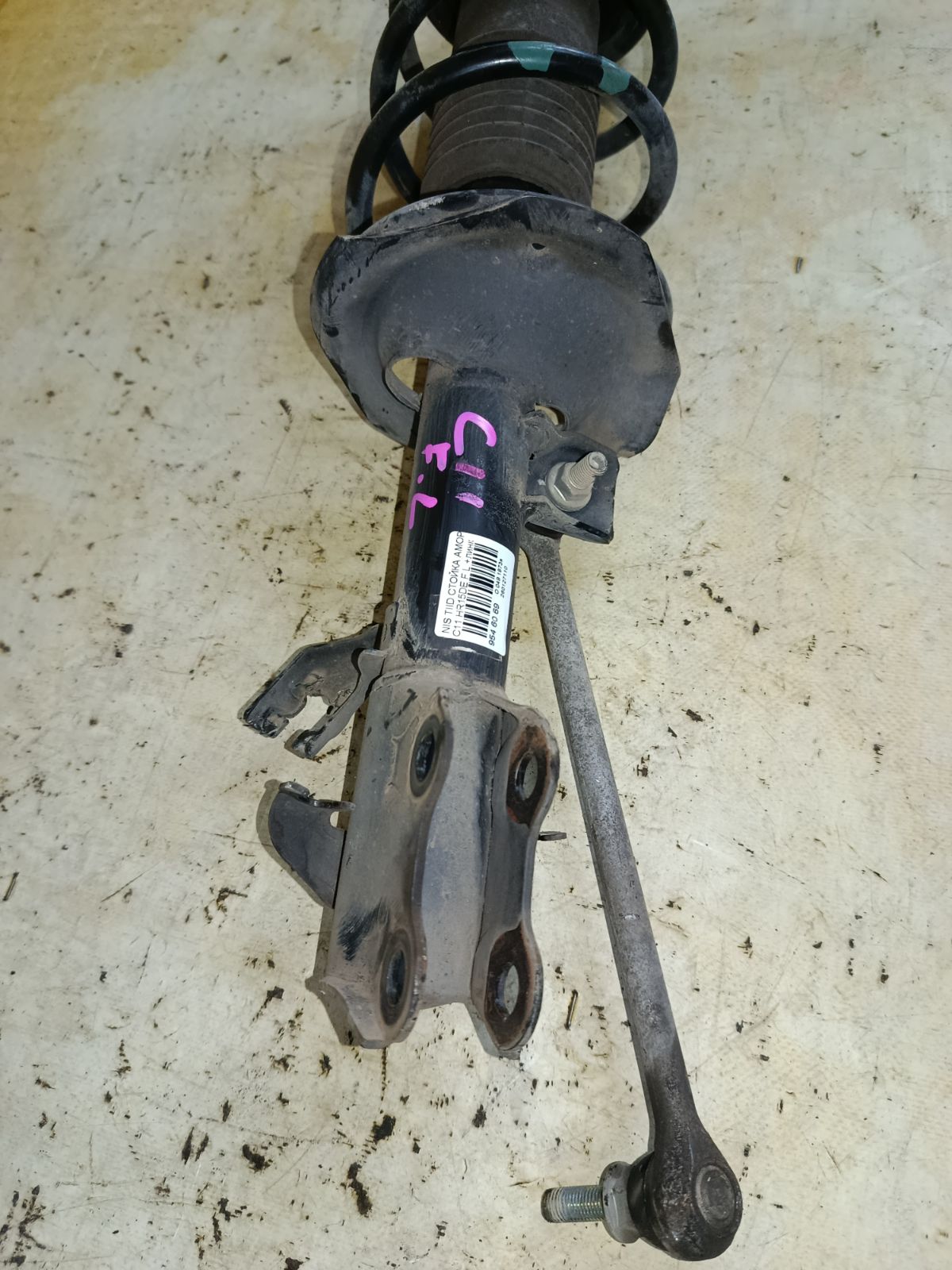 Стойка амортизатора 333391, 54303 ED025, 54303 ED50B, 54303CJ40C, 54303CJ41C, 54303ED001, 54303ED501, 54303ED50A, 54303ED525, 54303EE50B, 54303EE90A, 54303EF80A, 54303EM01A, 54303EM30C, CR-049-2726, CR-049FL-C11, E4303 EC80A, E4303 EE90A, E4303 EL00A, E4303 EM01A, E4303EM30C, SJ-049-2726, SJ-049FL-C11, ST-049-2726 на Nissan Tiida C11 HR15DE Фото 4