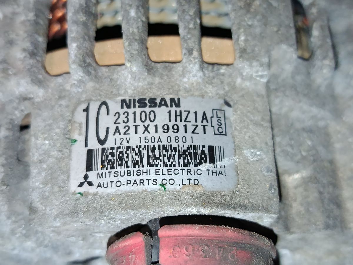 Генератор 23100-1HZ1A на Nissan March K13 HR12DE Фото 4