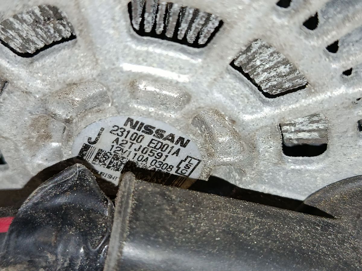 Генератор 23100-ED01A на Nissan Cube Z12 HR15DE Фото 4