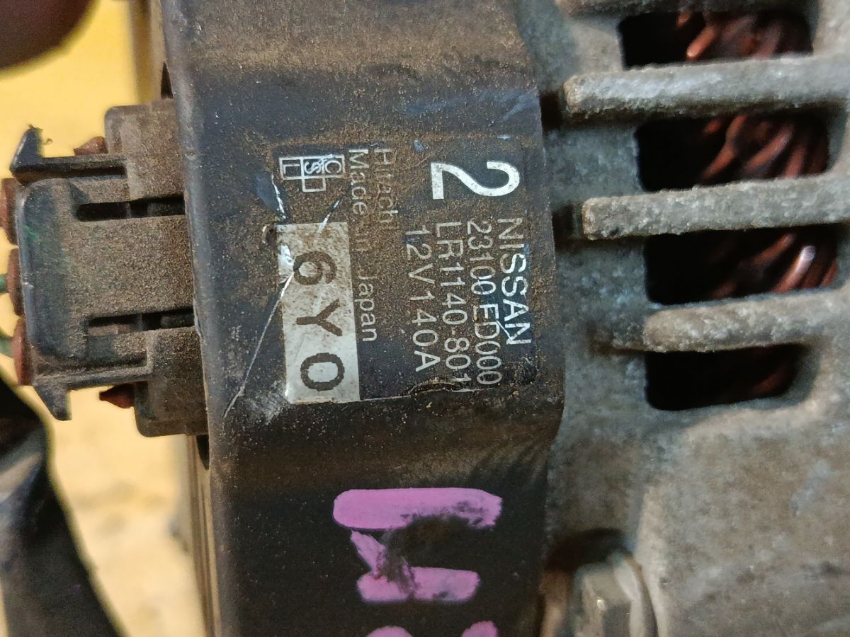 Генератор 23100-ED000 на Nissan Cube YZ11 HR15DE Фото 3