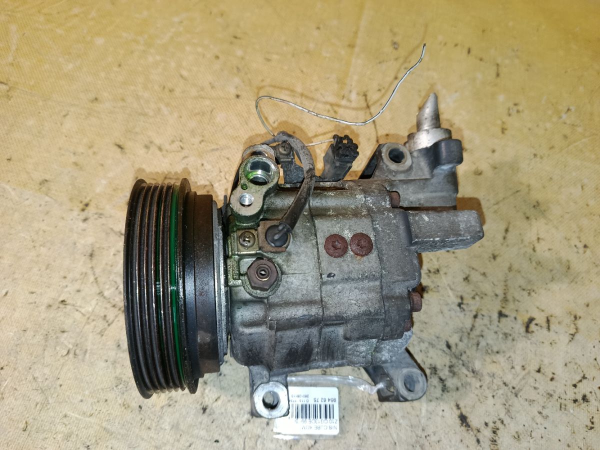 Компрессор кондиционера на Nissan Cube Z10 CG13DE Фото 2