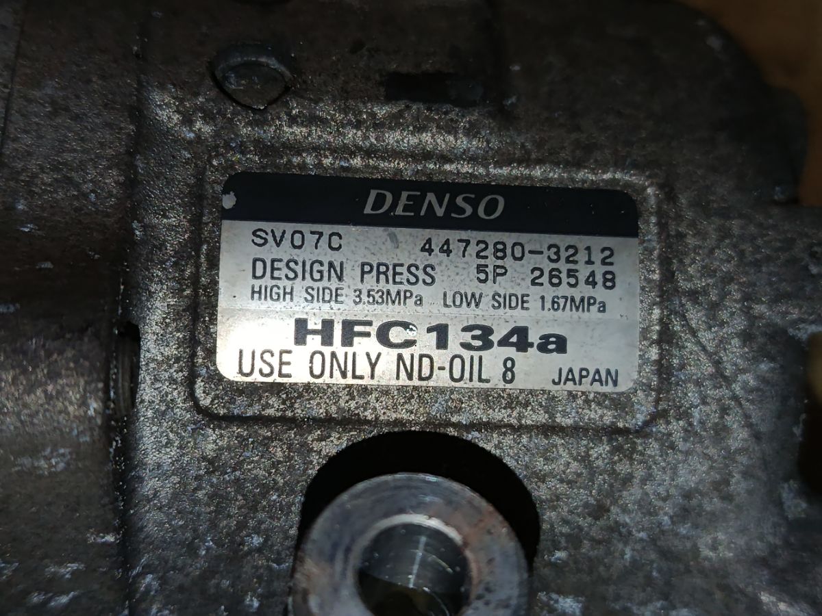 Компрессор кондиционера 447280-3212 на Daihatsu Taft L375S EF-VE Фото 4