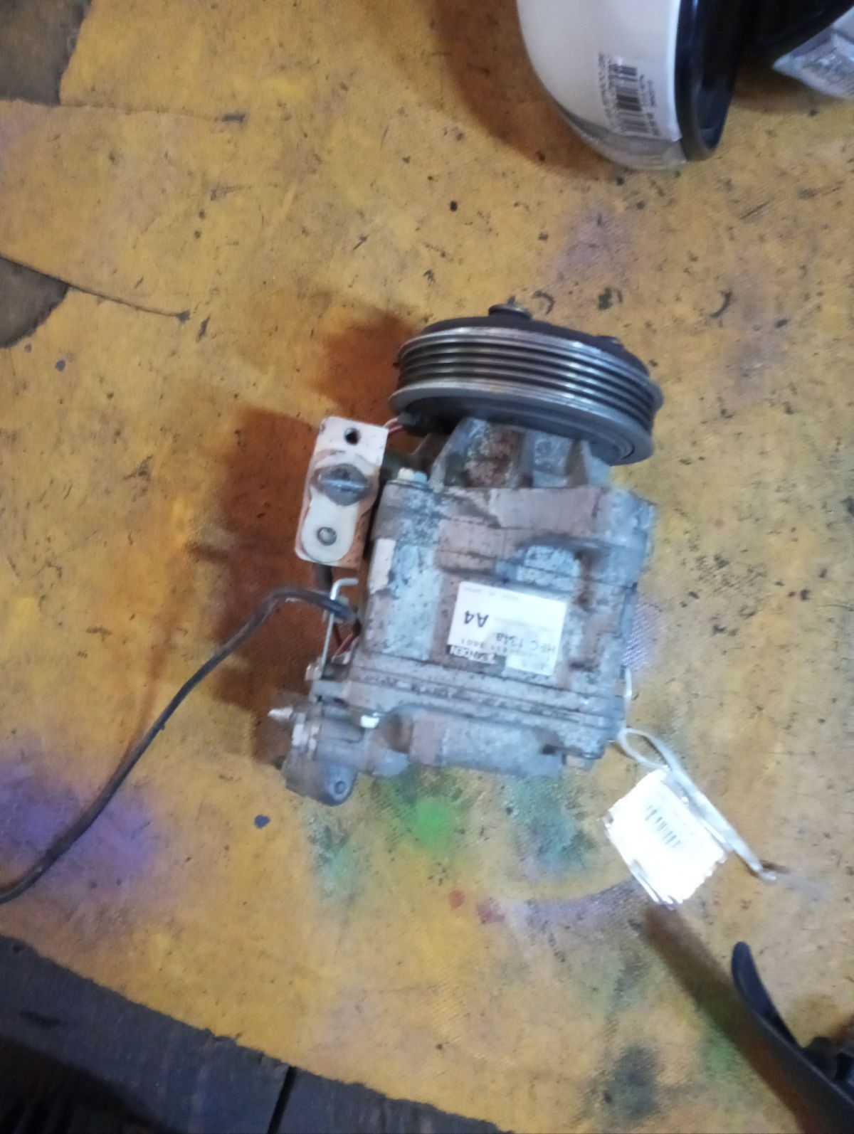 Компрессор кондиционера на Honda N-Wgn JH1 S07A Фото 5