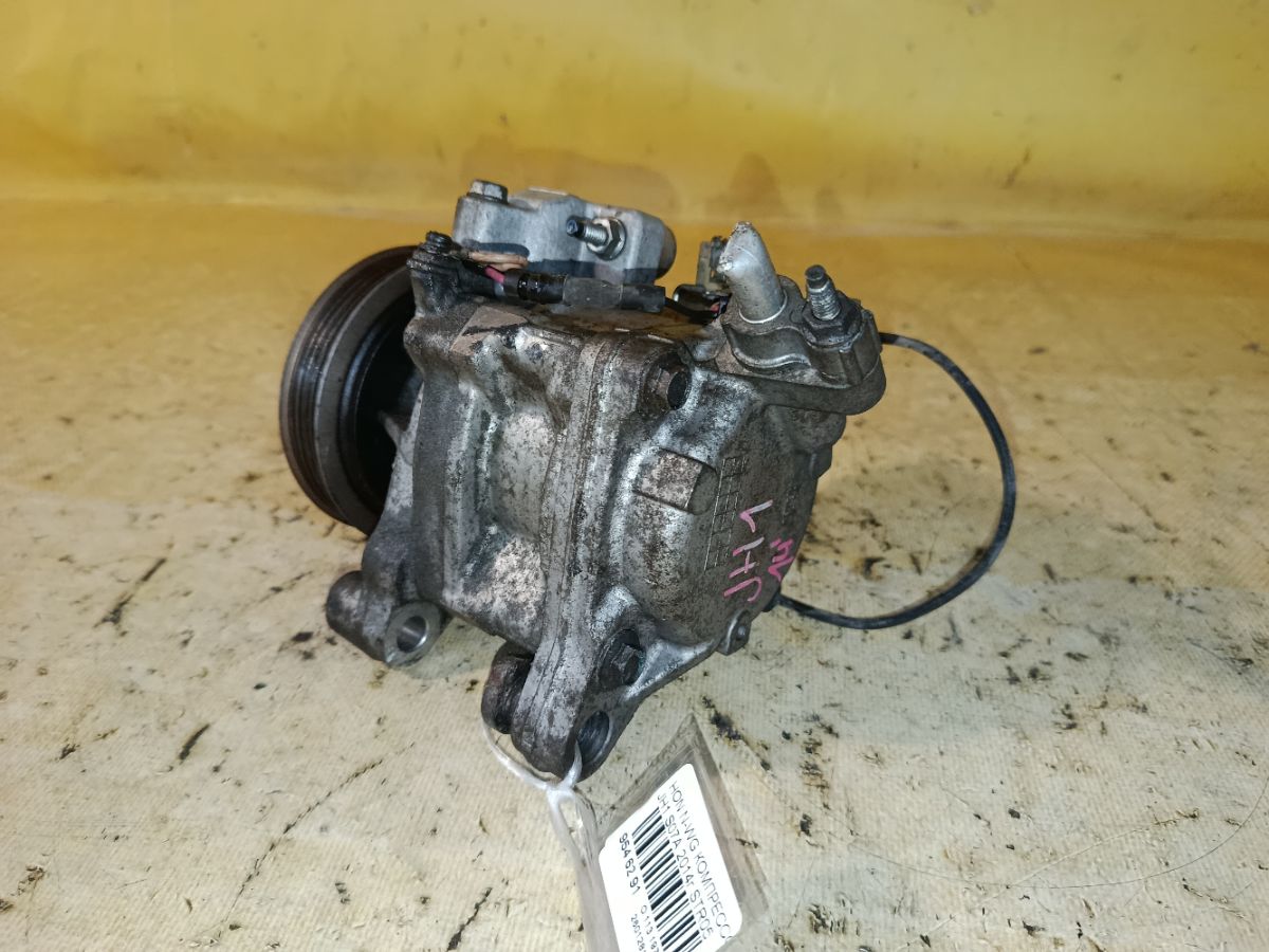 Компрессор кондиционера на Honda N-Wgn JH1 S07A Фото 4