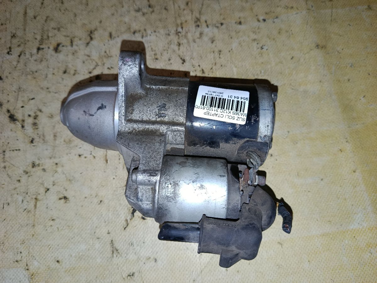 Стартер 31100-81P00 на Suzuki Solio MA36S K12C Фото 3