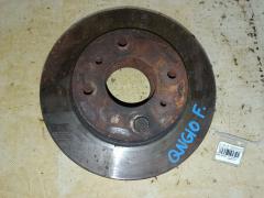 Тормозной диск на Nissan Bluebird Sylphy QNG10 QG18DE 40206-4M400  40206-4M401  40206-4M402  40206-4M403  40206-4M404, Переднее расположение