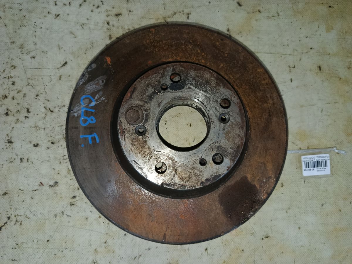 Тормозной диск на Honda Accord CL8 K20A Фото 1