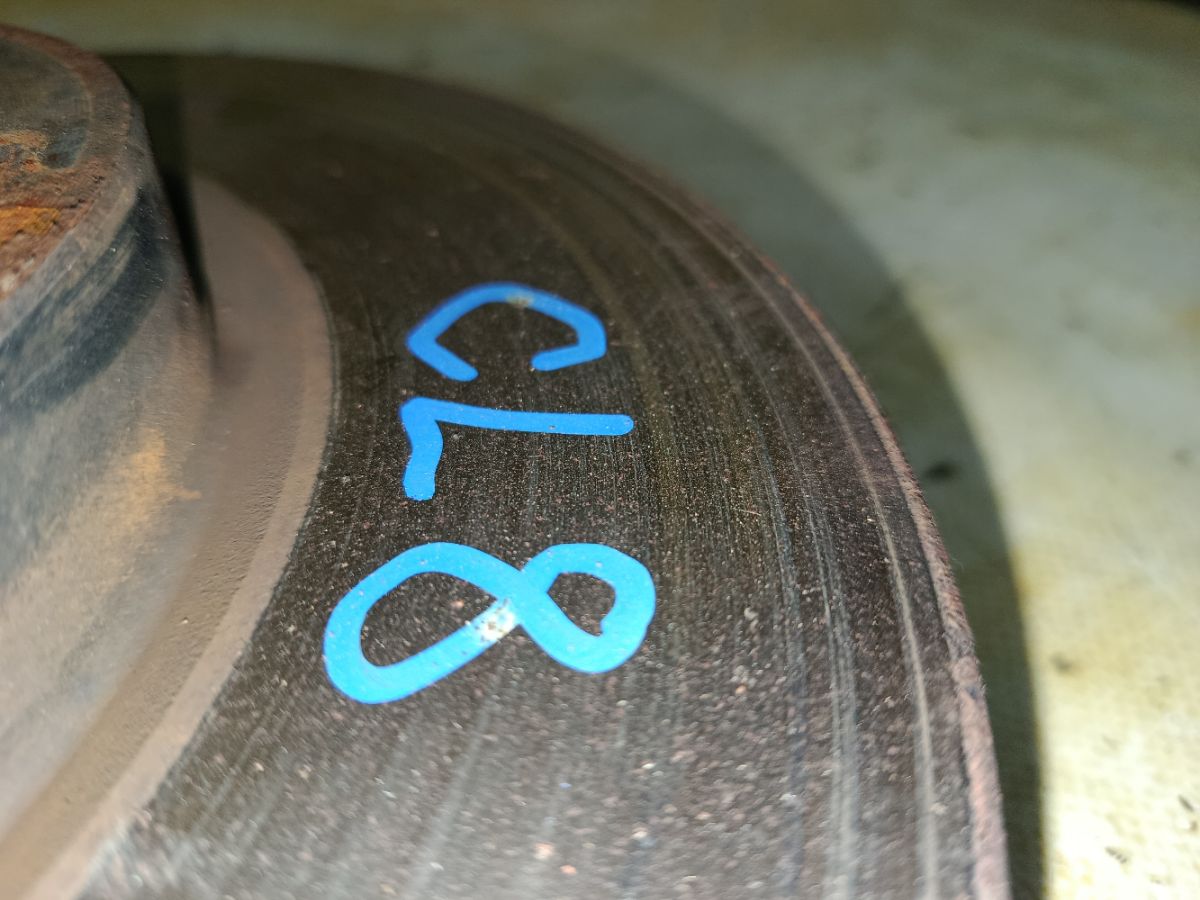 Тормозной диск на Honda Accord CL8 K20A Фото 3