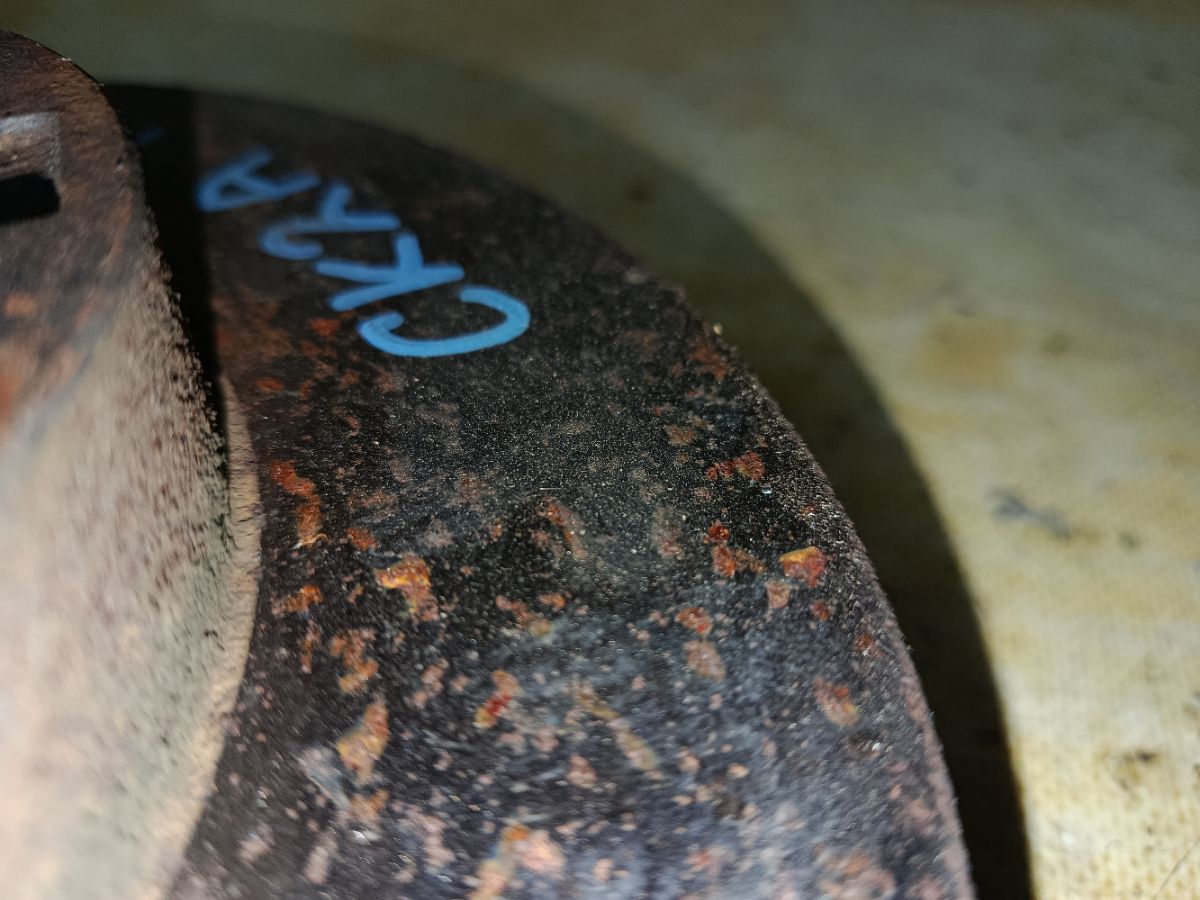 Тормозной диск MB699282, MB699283 на Mitsubishi Lancer CK2A 4G15 Фото 3