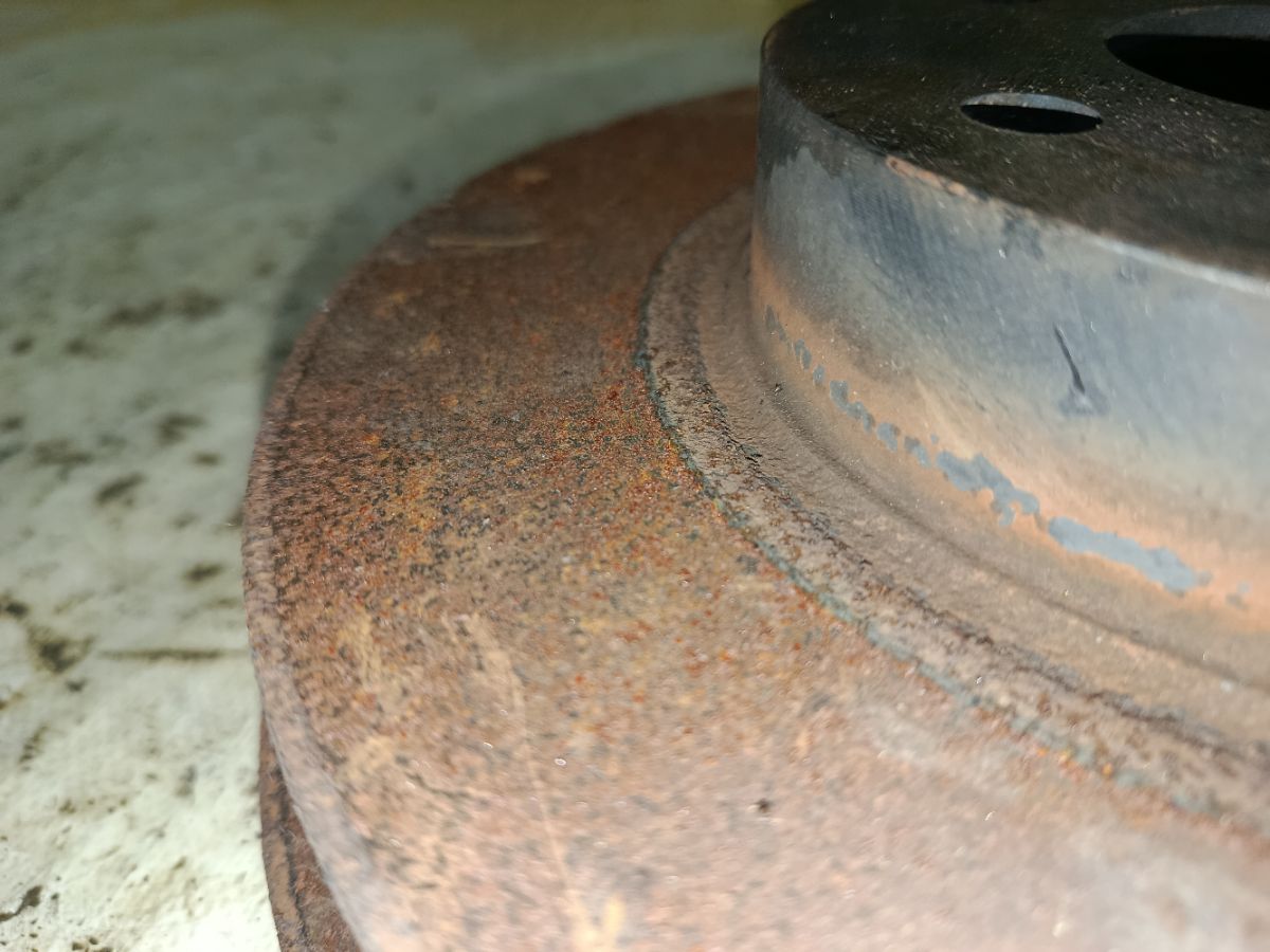 Тормозной диск на Subaru Impreza G4 GJ2 FB16 Фото 3