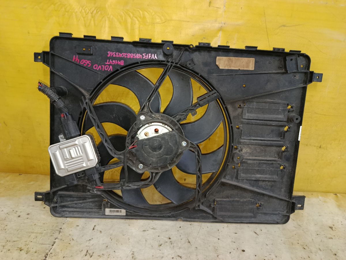 Вентилятор радиатора ДВС 6G91-8C607-MG на Volvo S60 FS B4164T Фото 1