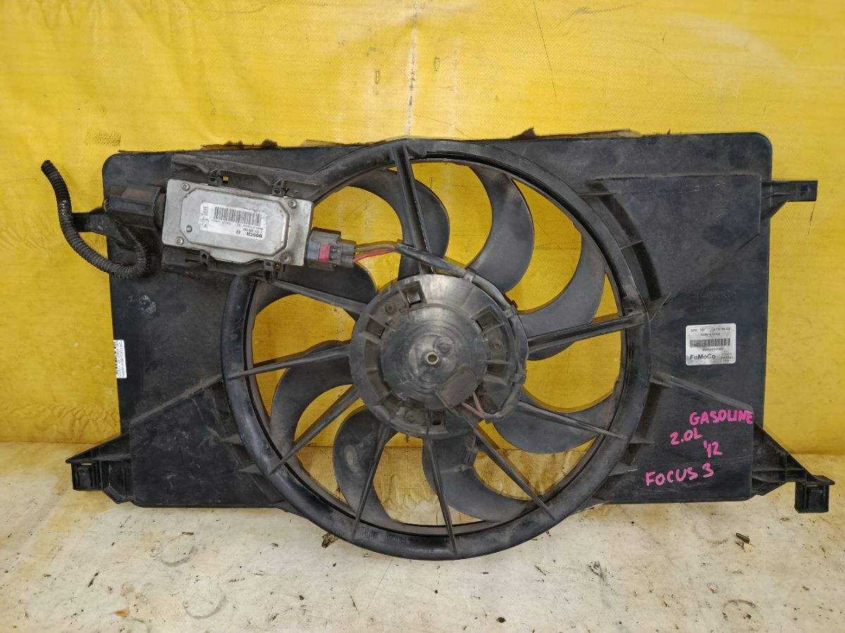 Вентилятор радиатора ДВС BV61-8C607-KC, 1137328567 на Ford Focus 3 Фото 1