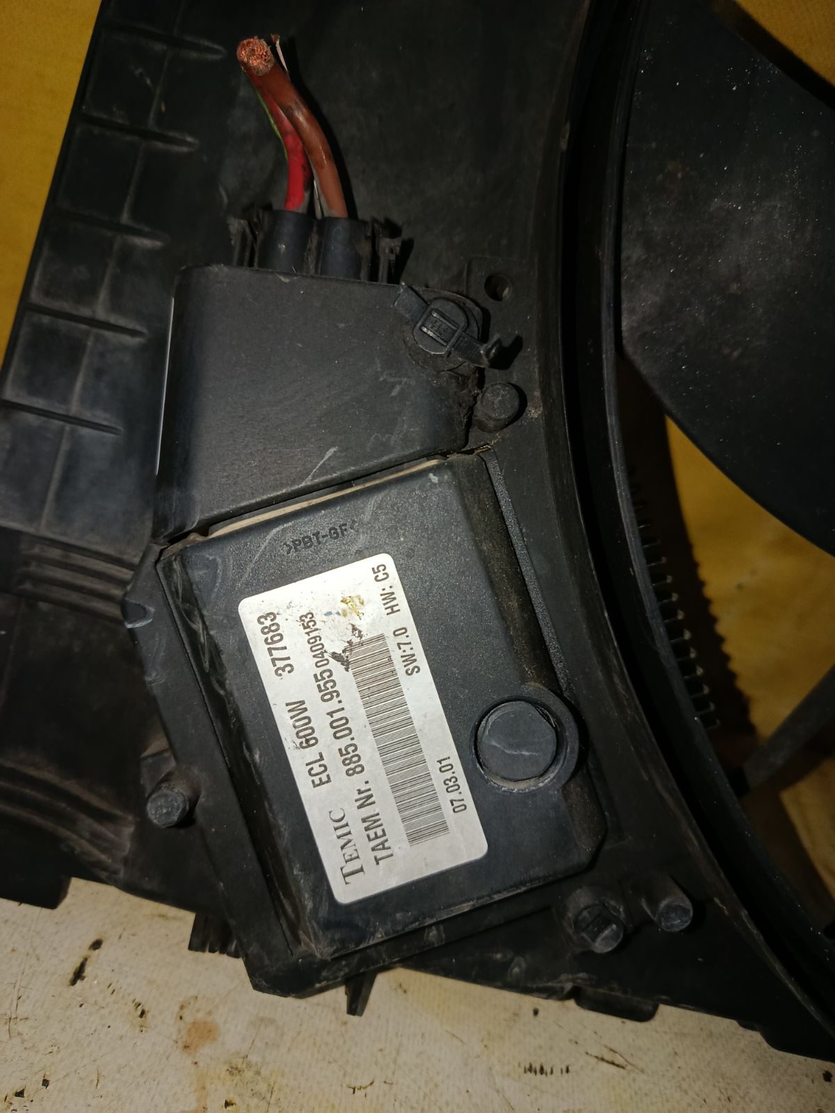 Вентилятор радиатора ДВС A2035000293KZ на Mercedes-Benz C-Class W203.065 112.961 Фото 2