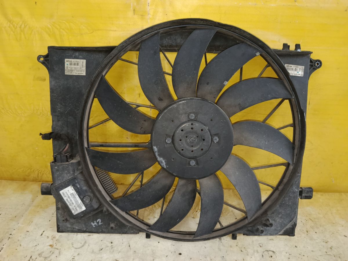 Вентилятор радиатора ДВС A2155000604, A2205000193 на Mercedes-Benz Cl-Class W215 113.960 Фото 1