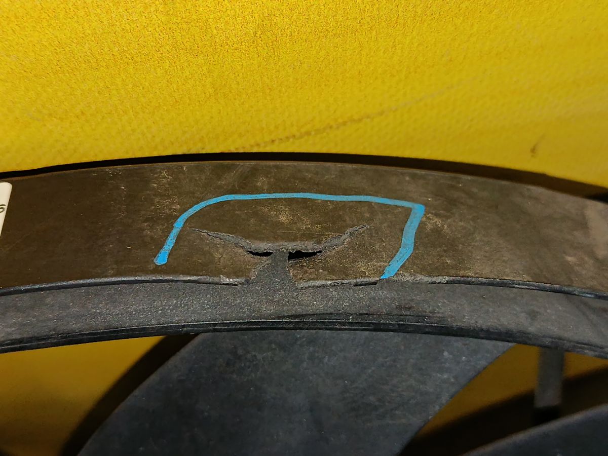 Вентилятор радиатора ДВС A2155000604, A2205000193 на Mercedes-Benz Cl-Class W215 113.960 Фото 5