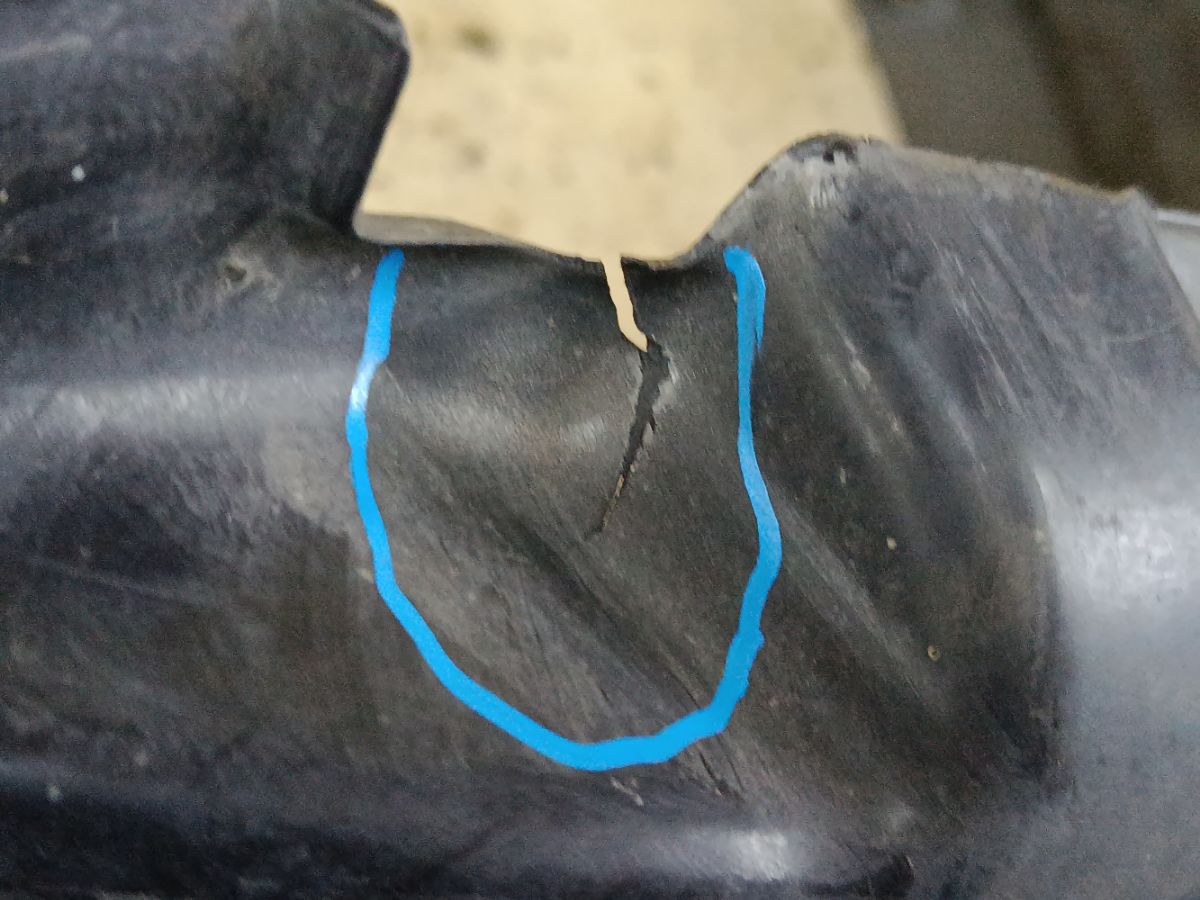 Подкрылок 86821-2B000 на Hyundai Santa Fe CM Фото 3