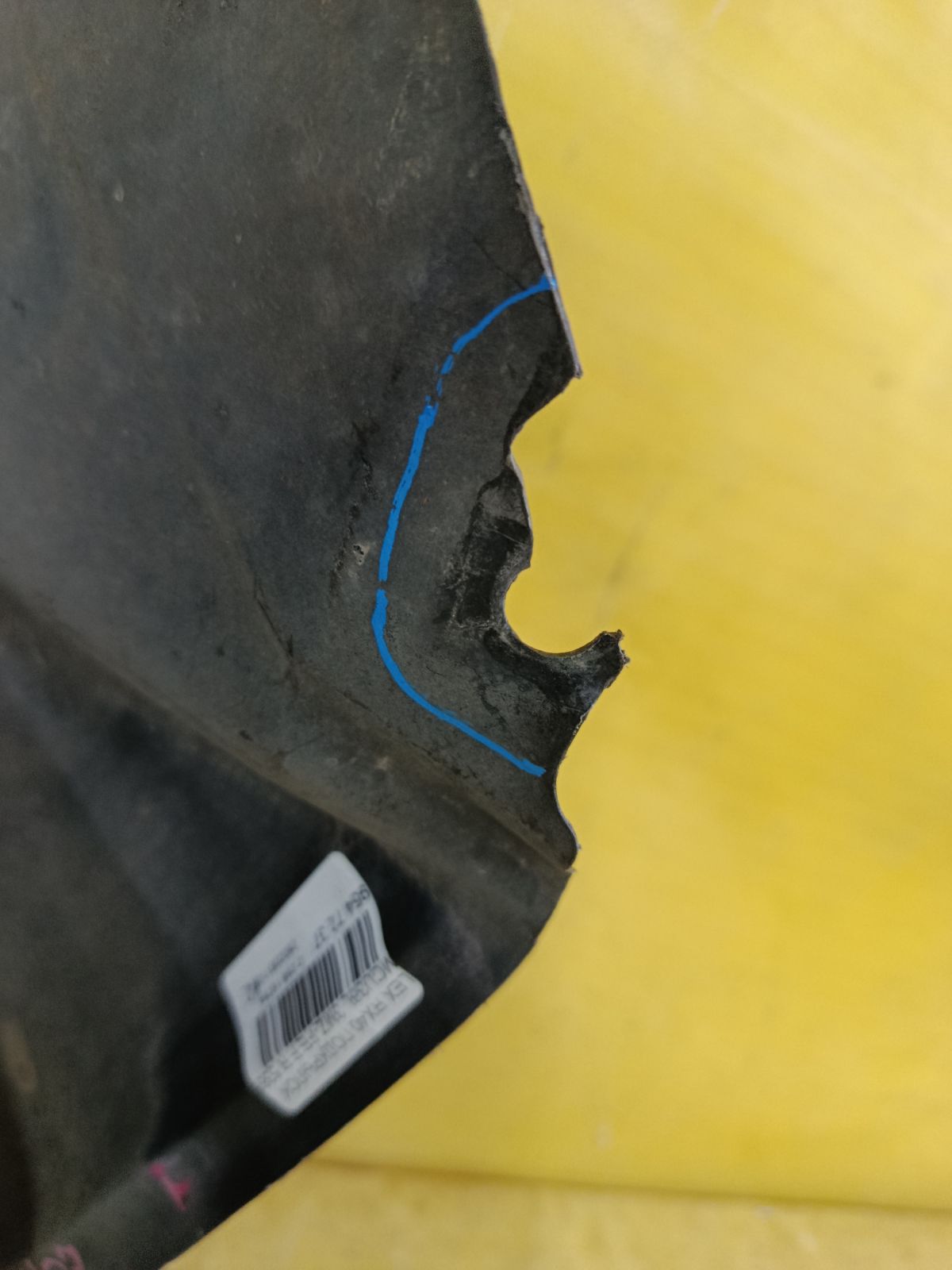 Подкрылок 53895-48040 на Lexus Rx400h MCU38L 3MZ-FE Фото 3