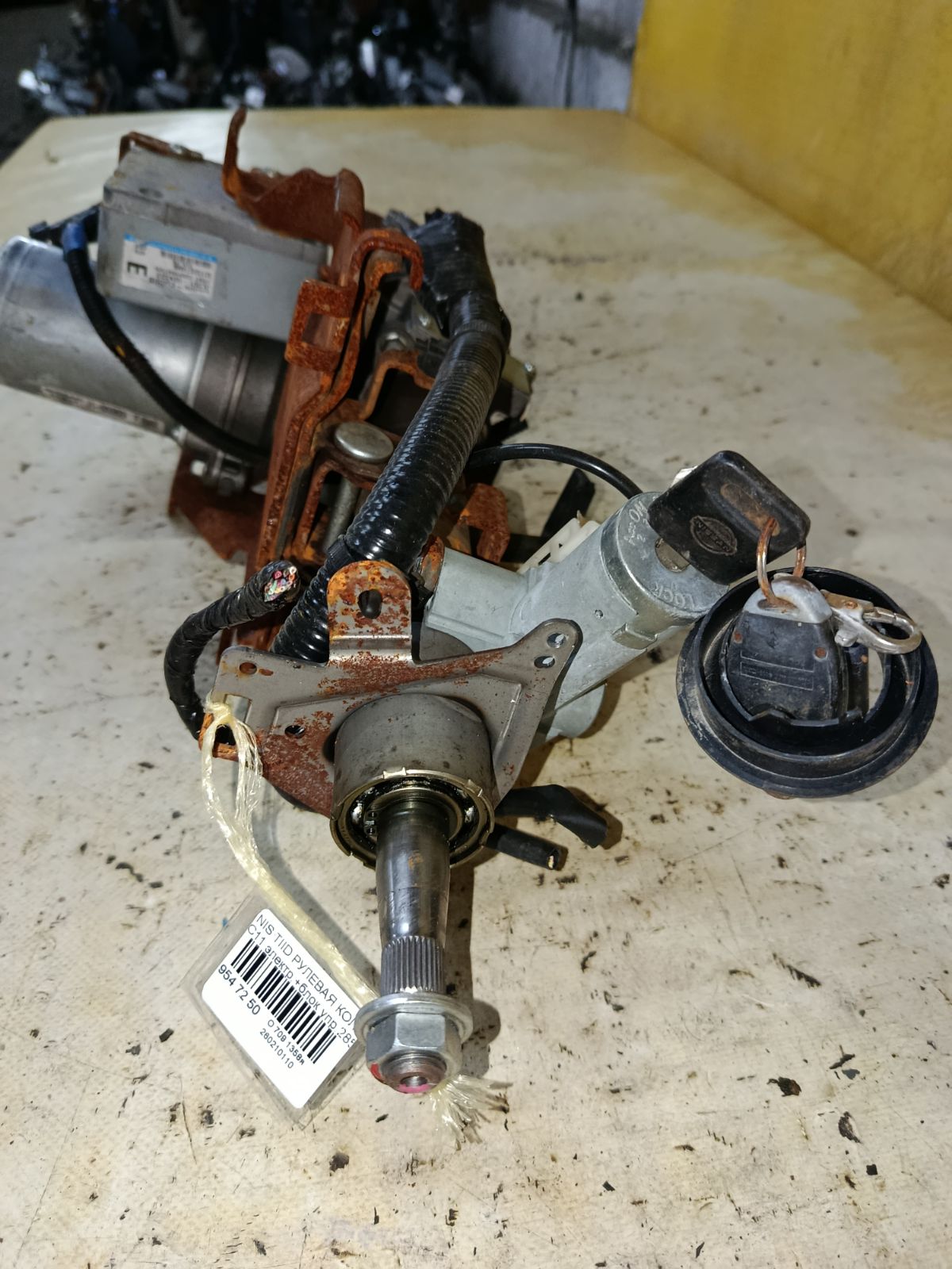 Рулевая колонка на Nissan Tiida C11 Фото 2