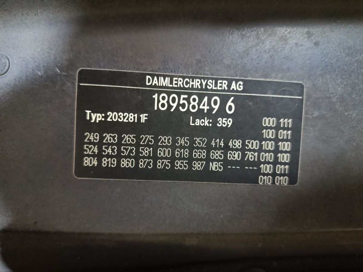 Капот A2038800157 на Mercedes-Benz C-Class Station Wagon S203.281 112.916 Фото 8