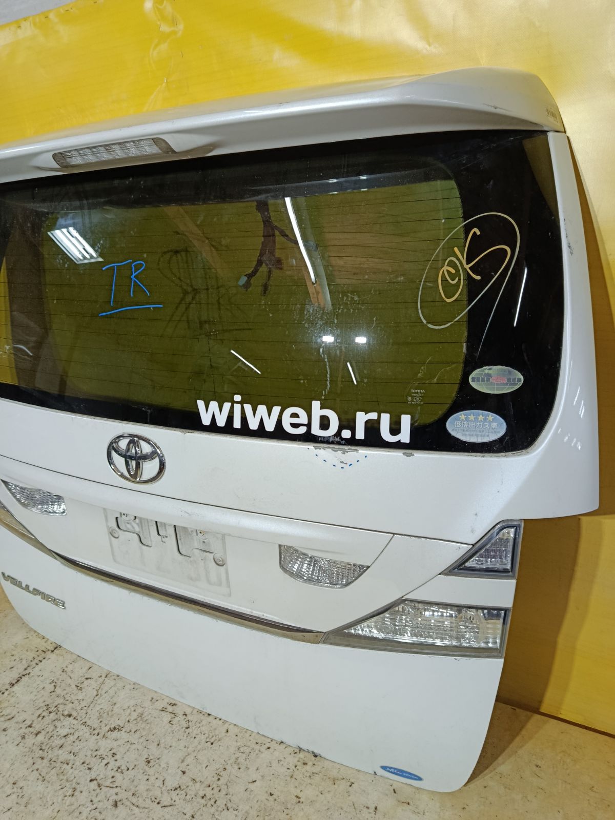 Дверь задняя на Toyota Vellfire ANH20W Фото 6