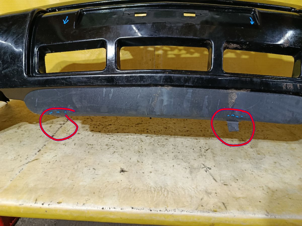 Бампер 62022-EQ040, 62022-EQ025, DS04207BA на Nissan X-Trail NT30 Фото 3