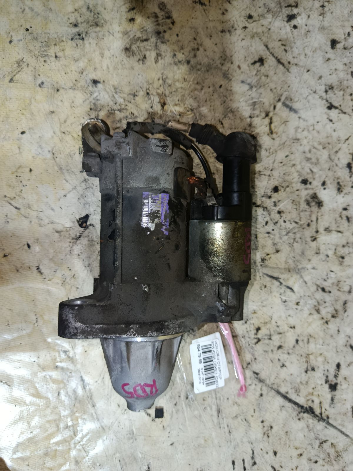 Стартер на Honda Cr-V RD5 K20A Фото 2