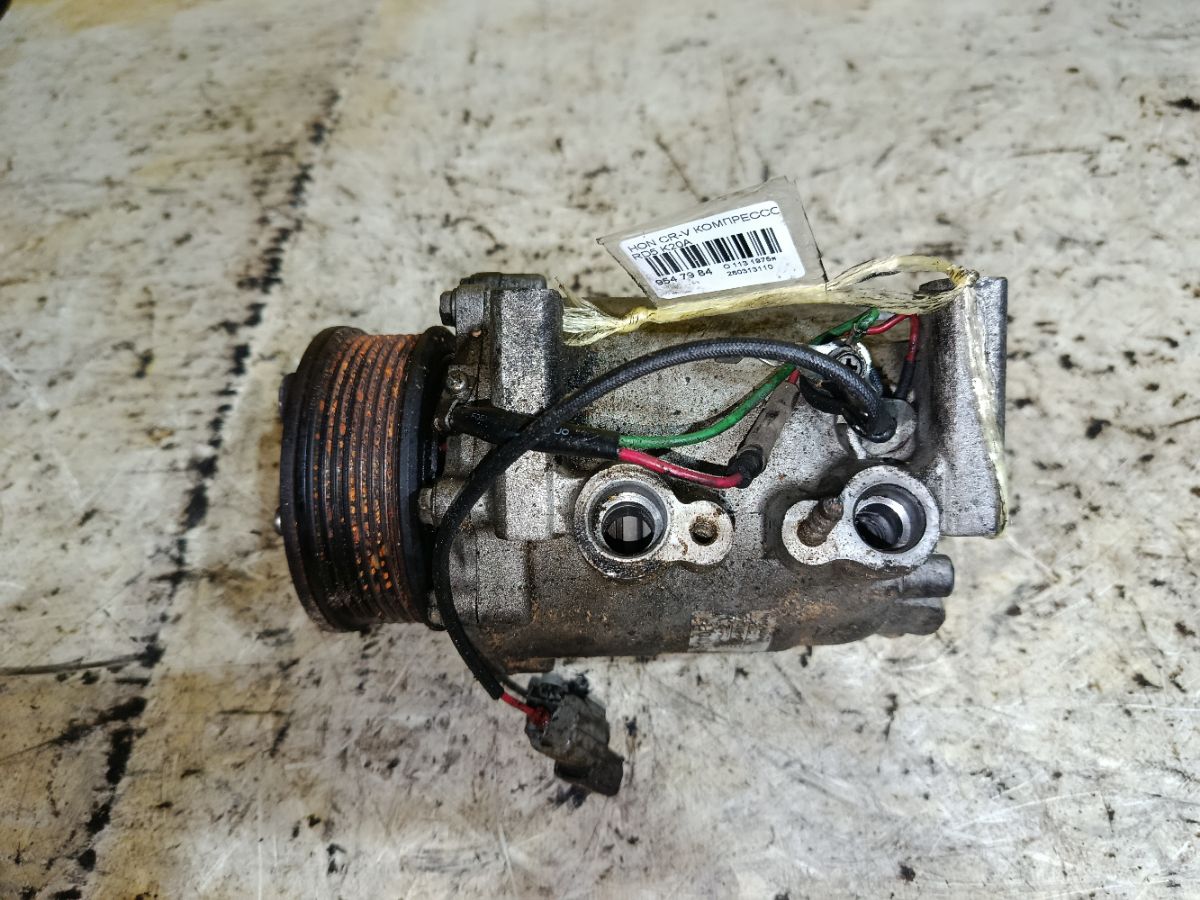 Компрессор кондиционера на Honda Cr-V RD5 K20A Фото 2