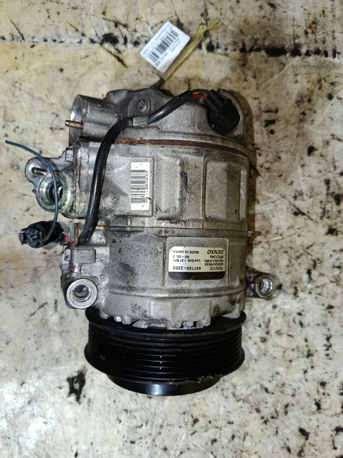 Компрессор кондиционера на Mercedes-Benz C-Class W203.042 271.940 Фото 6