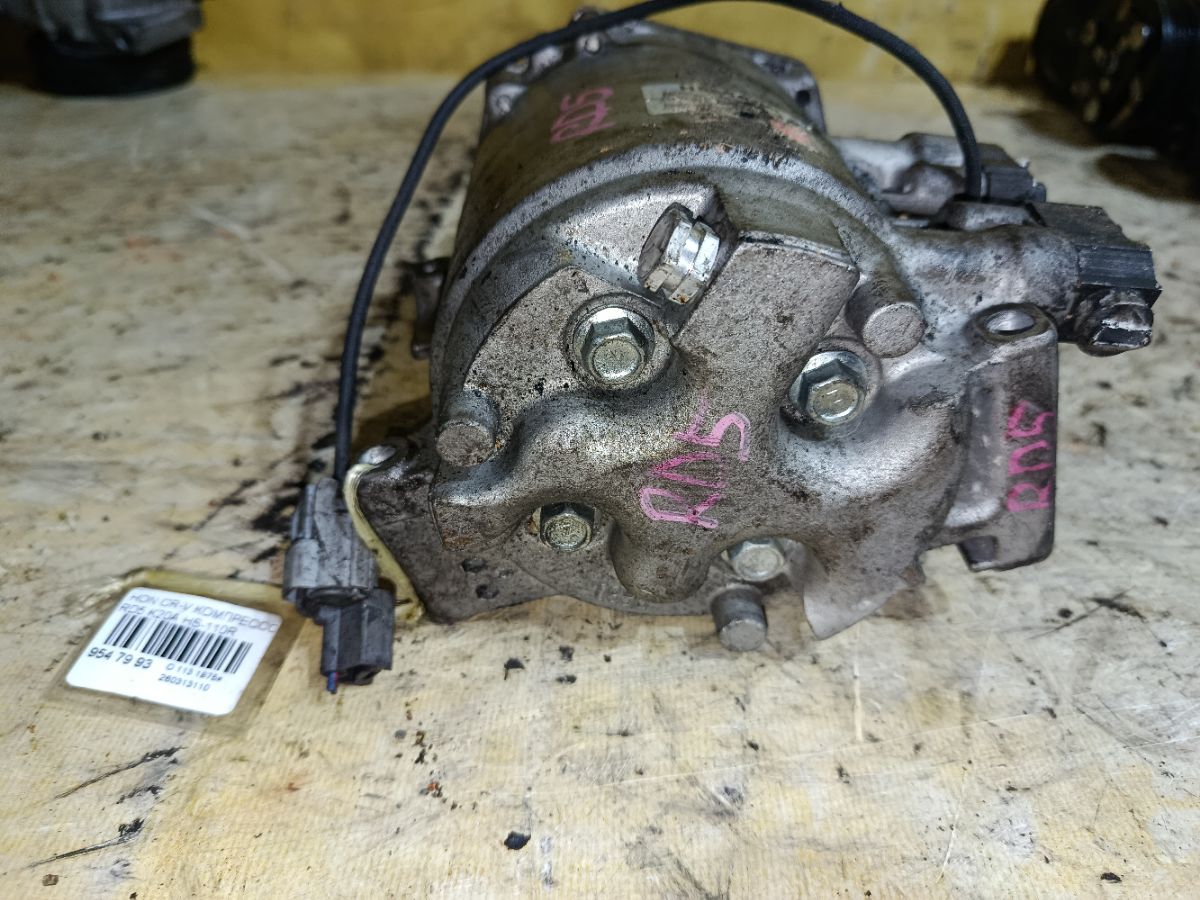 Компрессор кондиционера на Honda Cr-V RD5 K20A Фото 4