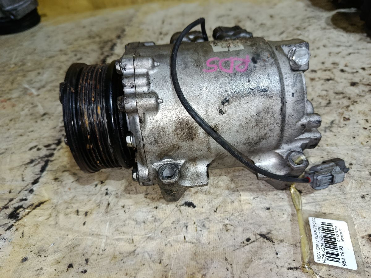 Компрессор кондиционера на Honda Cr-V RD5 K20A Фото 5