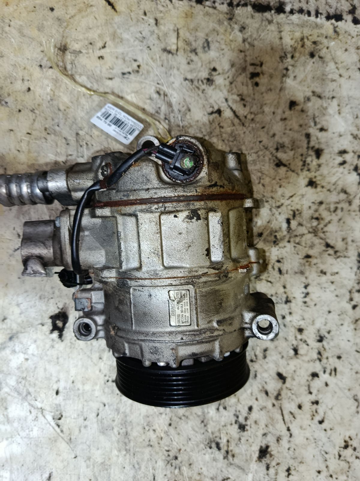 Компрессор кондиционера на Mercedes-Benz E-Class W211.061 112.913 Фото 2