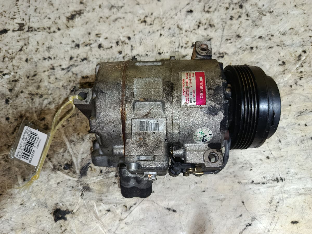 Компрессор кондиционера на Bmw 5-Series E39-DD21 M52 Фото 4