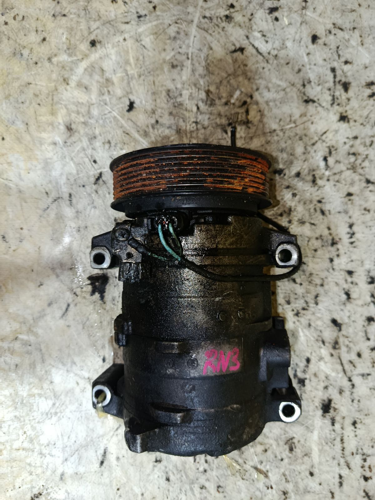 Компрессор кондиционера на Honda Stream RN3 K20A Фото 3