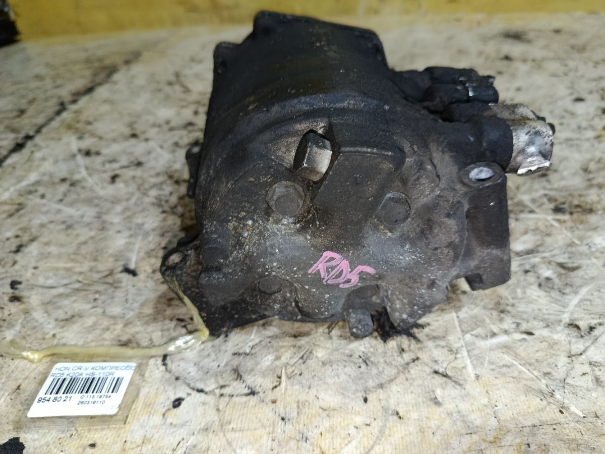 Компрессор кондиционера на Honda Cr-V RD5 K20A Фото 6